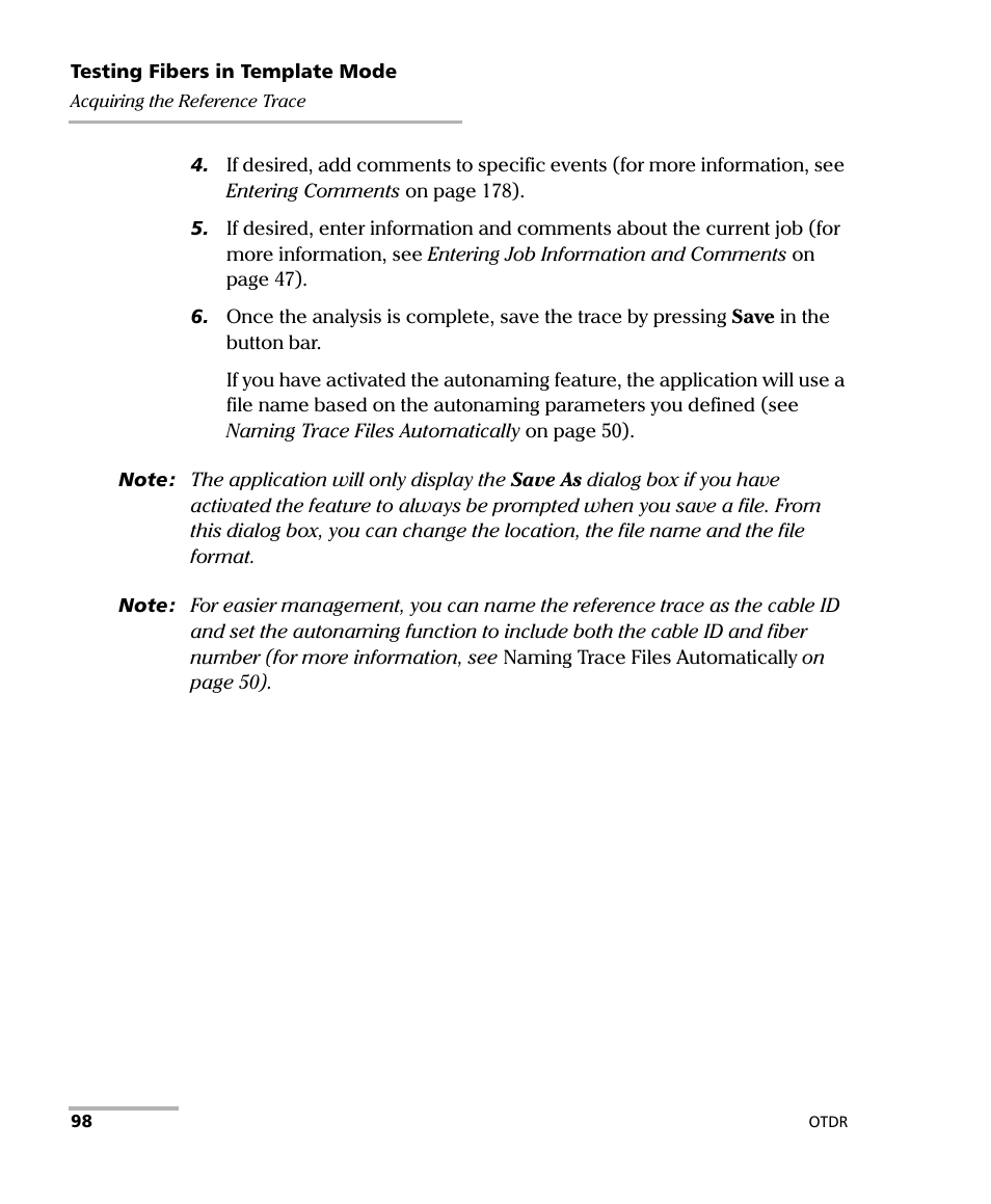 EXFO FTB-7000 OTDR Series for FTB-500 User Manual | Page 112 / 482