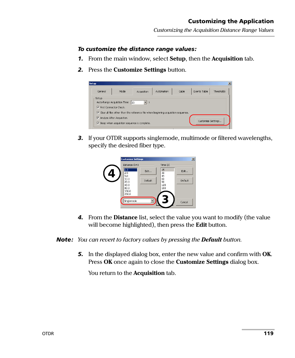 EXFO FTB-7000 OTDR Series for FTB-500 User Manual | Page 133 / 482