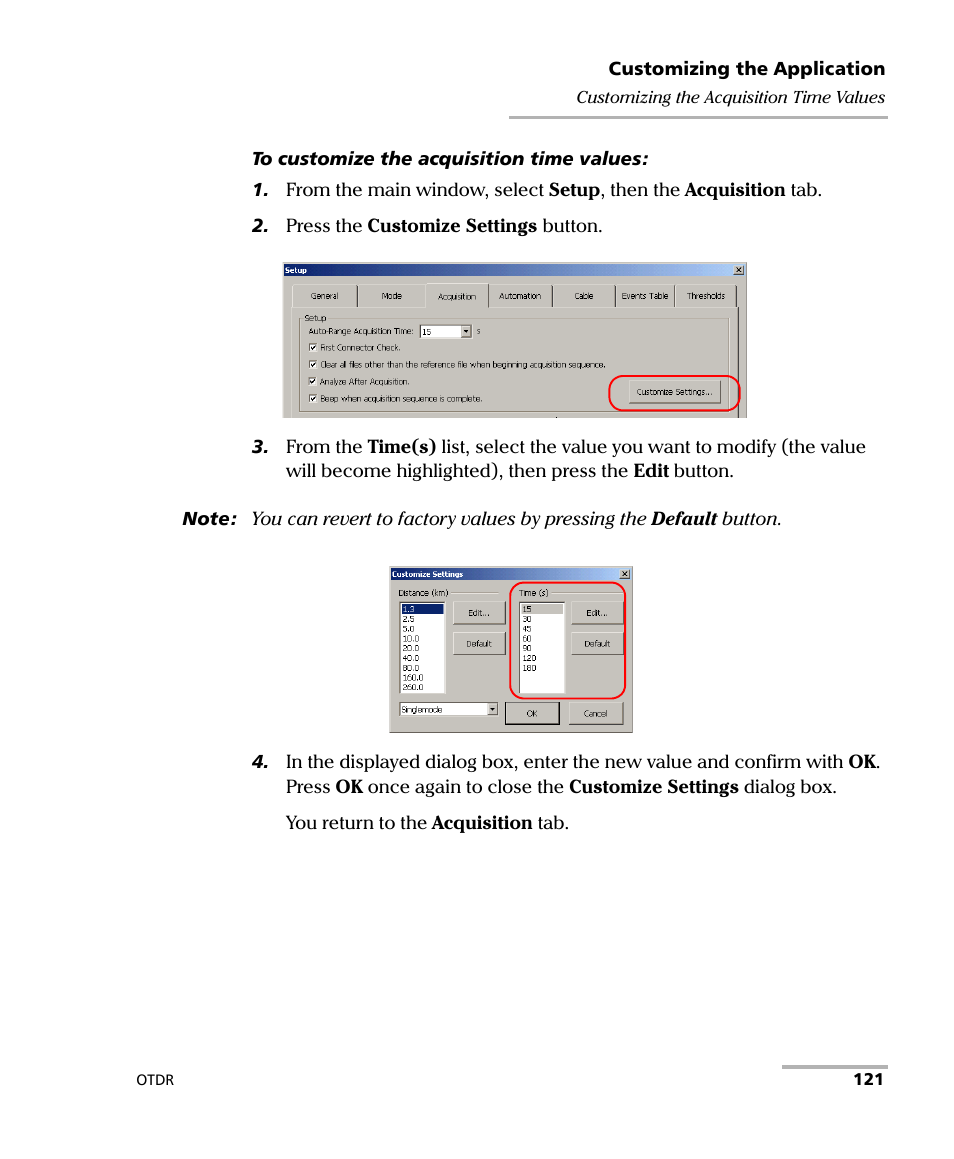 EXFO FTB-7000 OTDR Series for FTB-500 User Manual | Page 135 / 482