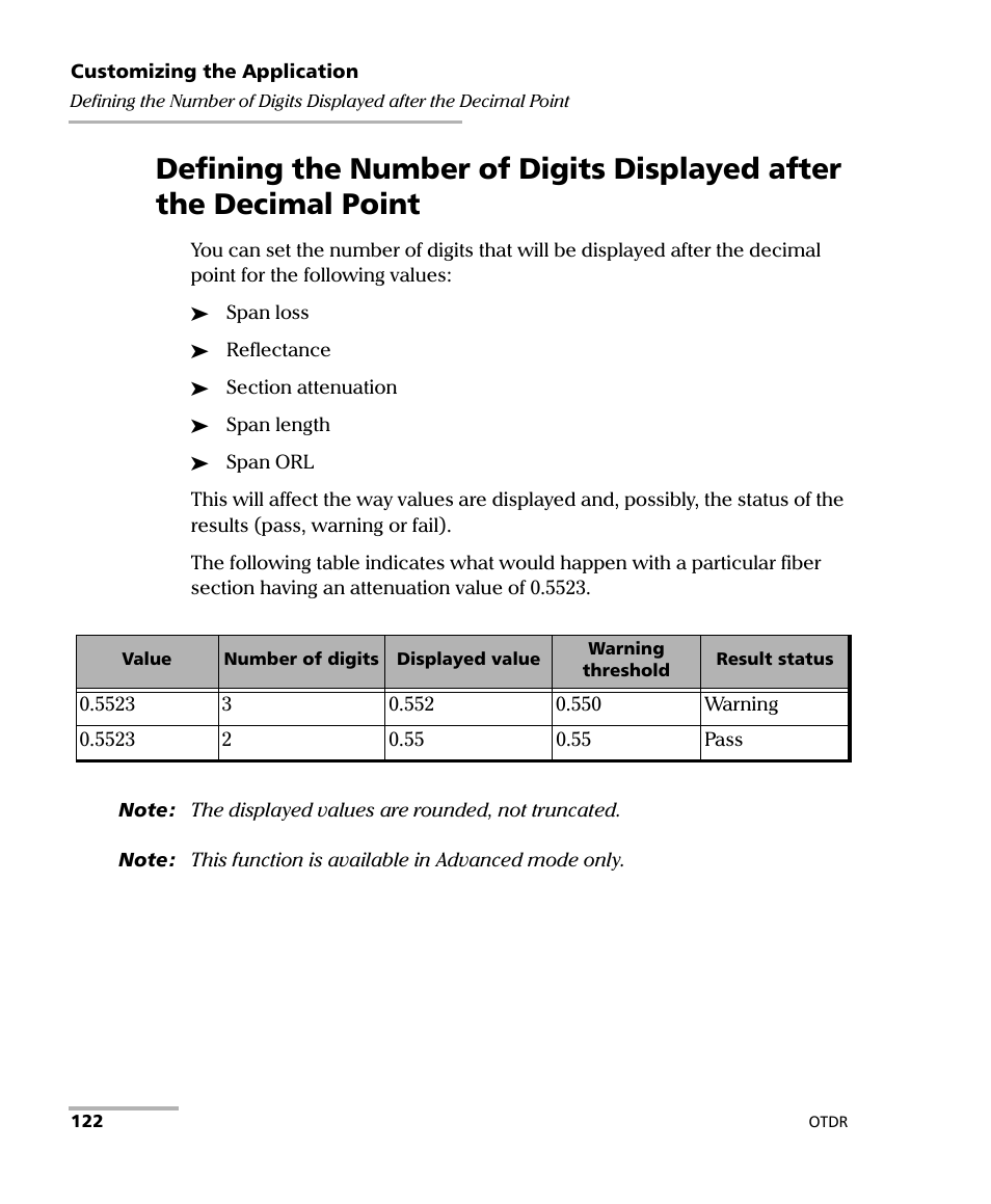 EXFO FTB-7000 OTDR Series for FTB-500 User Manual | Page 136 / 482