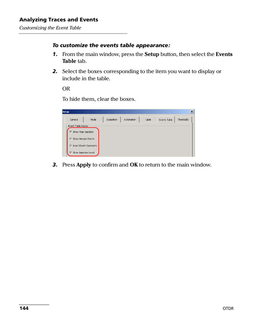 EXFO FTB-7000 OTDR Series for FTB-500 User Manual | Page 158 / 482