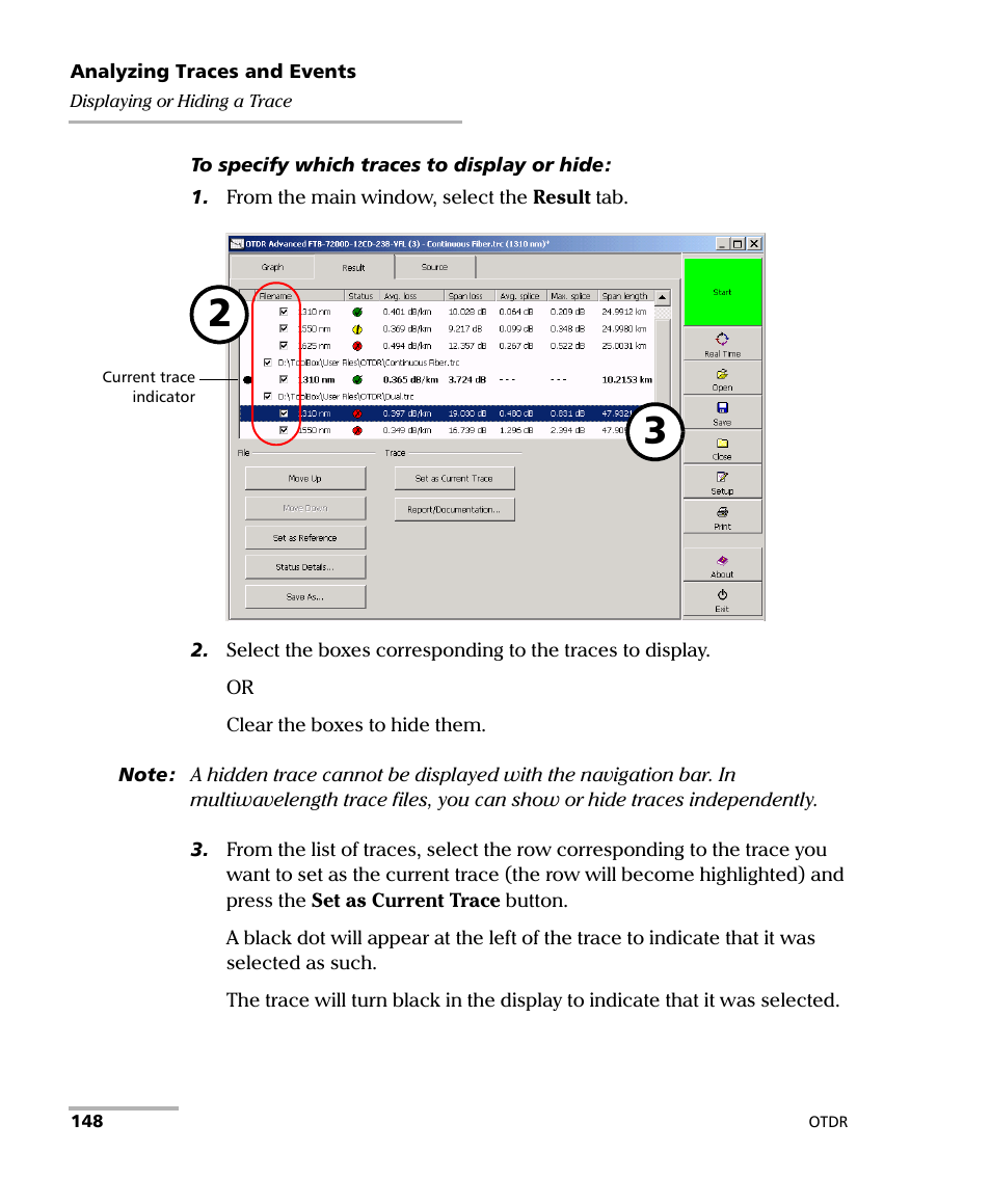 EXFO FTB-7000 OTDR Series for FTB-500 User Manual | Page 162 / 482