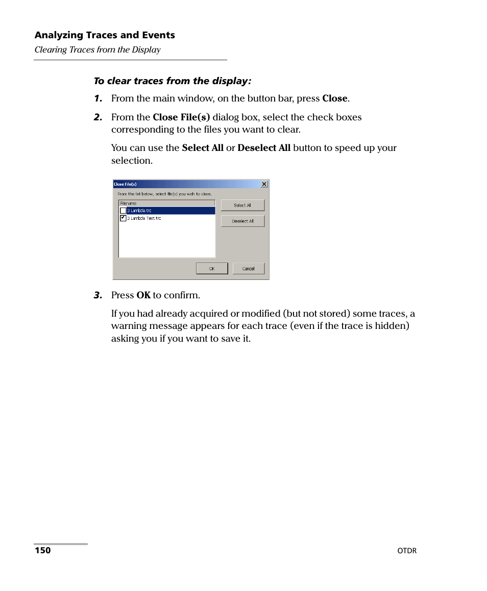 EXFO FTB-7000 OTDR Series for FTB-500 User Manual | Page 164 / 482
