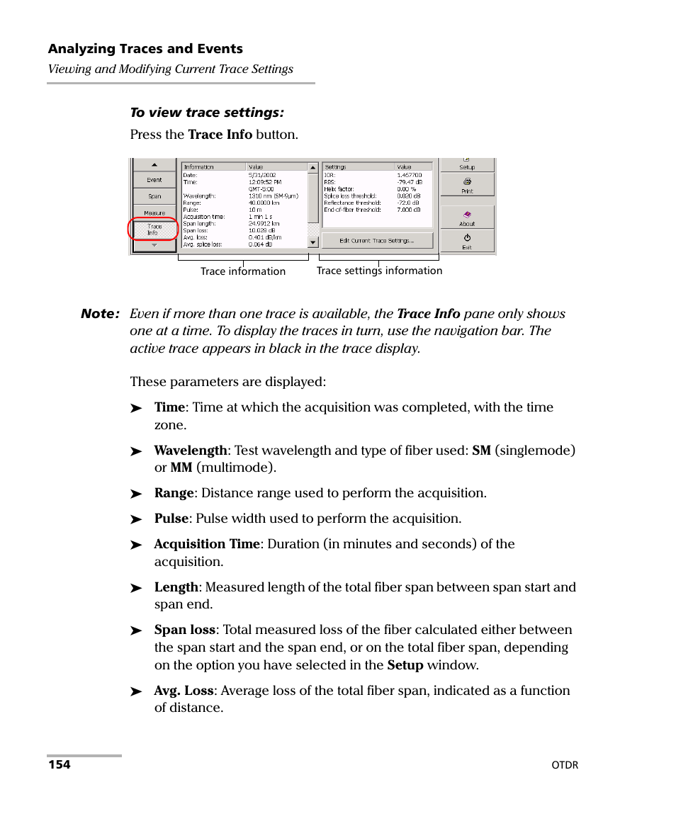 EXFO FTB-7000 OTDR Series for FTB-500 User Manual | Page 168 / 482