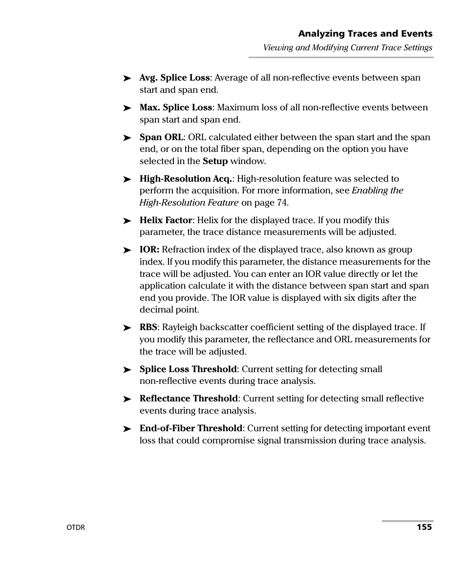 EXFO FTB-7000 OTDR Series for FTB-500 User Manual | Page 169 / 482
