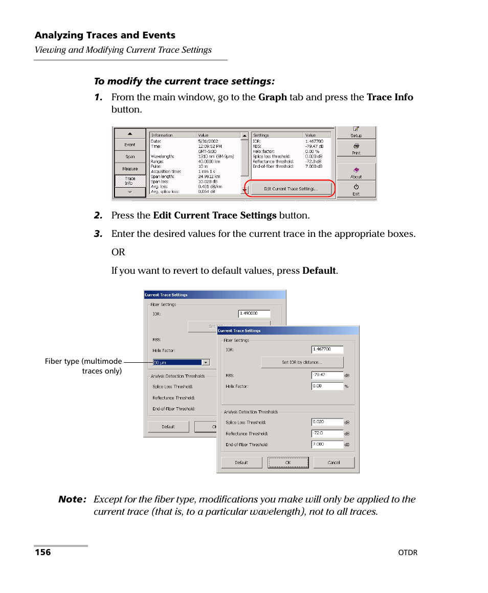 EXFO FTB-7000 OTDR Series for FTB-500 User Manual | Page 170 / 482