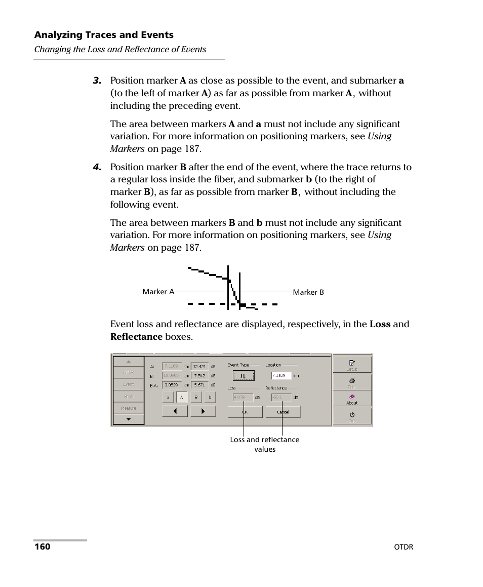 EXFO FTB-7000 OTDR Series for FTB-500 User Manual | Page 174 / 482