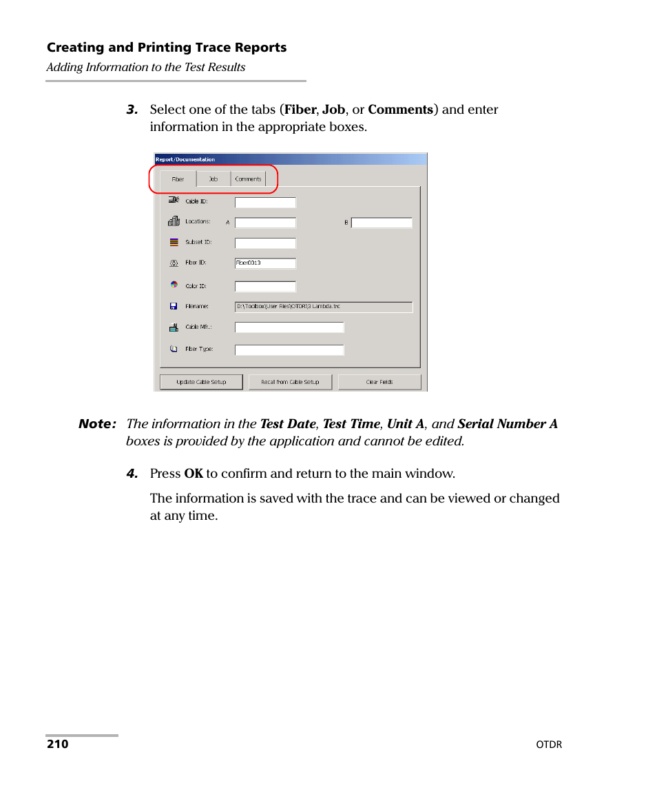 EXFO FTB-7000 OTDR Series for FTB-500 User Manual | Page 224 / 482
