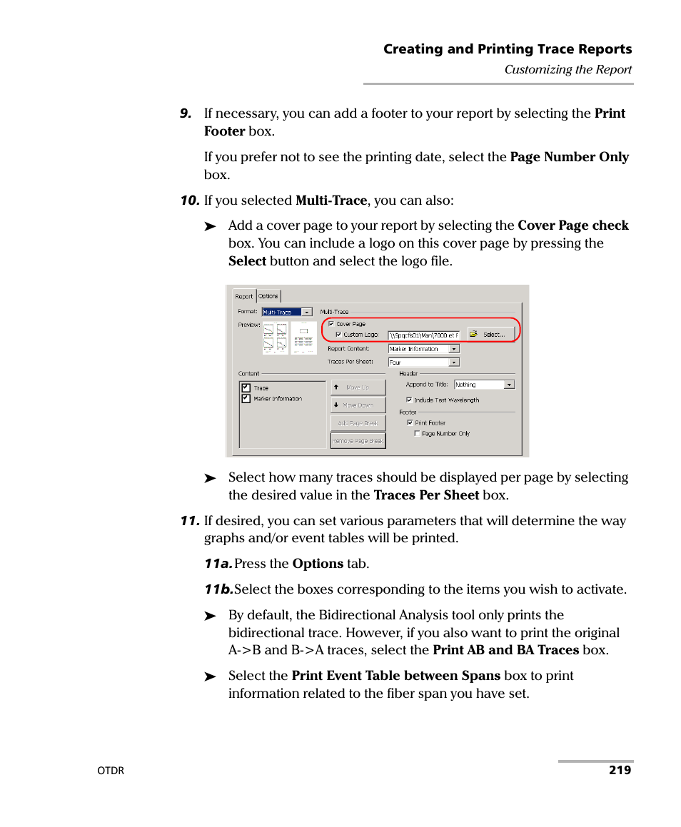 EXFO FTB-7000 OTDR Series for FTB-500 User Manual | Page 233 / 482