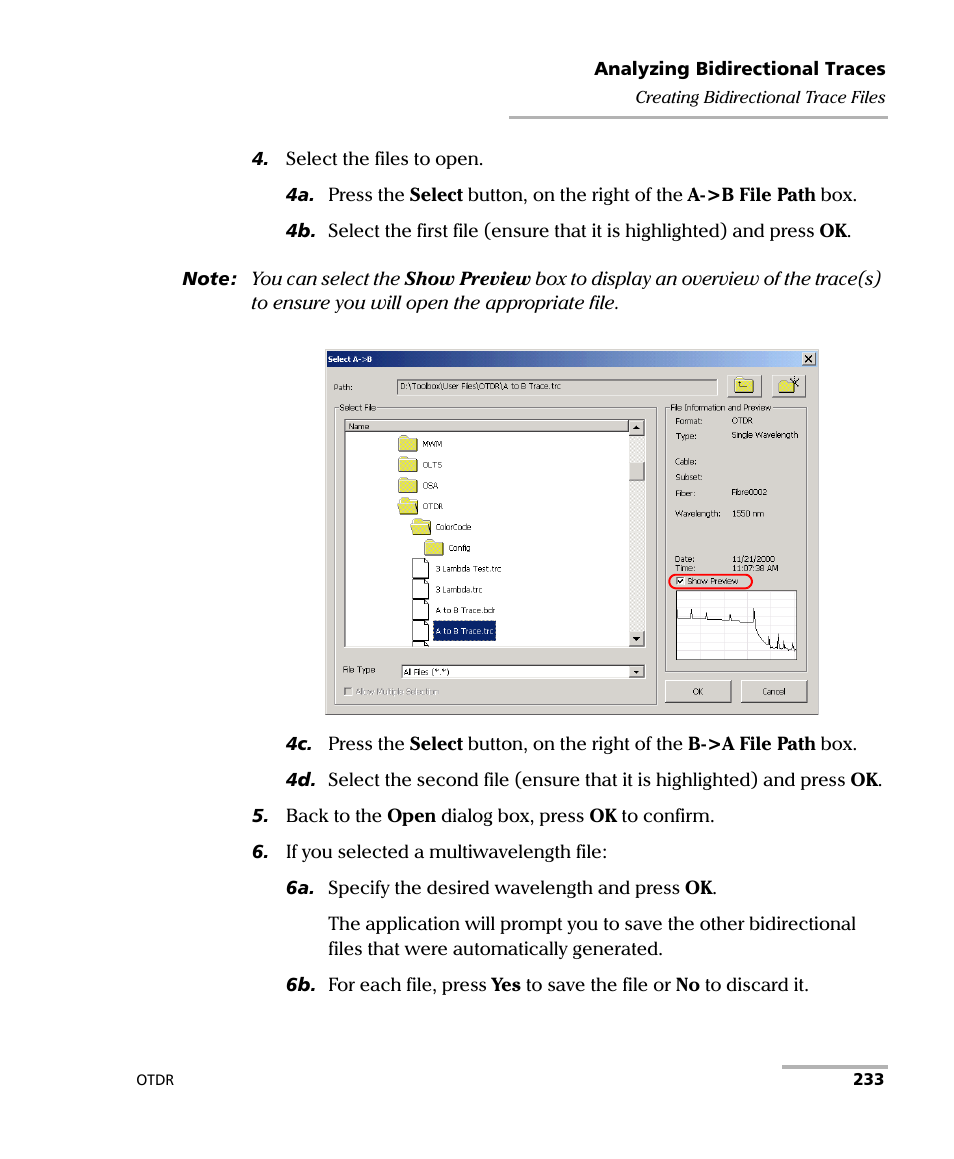 EXFO FTB-7000 OTDR Series for FTB-500 User Manual | Page 247 / 482