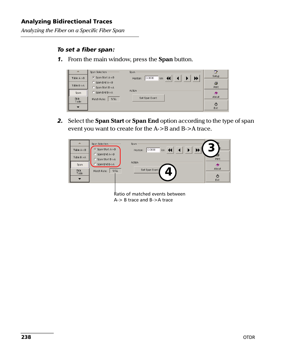 EXFO FTB-7000 OTDR Series for FTB-500 User Manual | Page 252 / 482