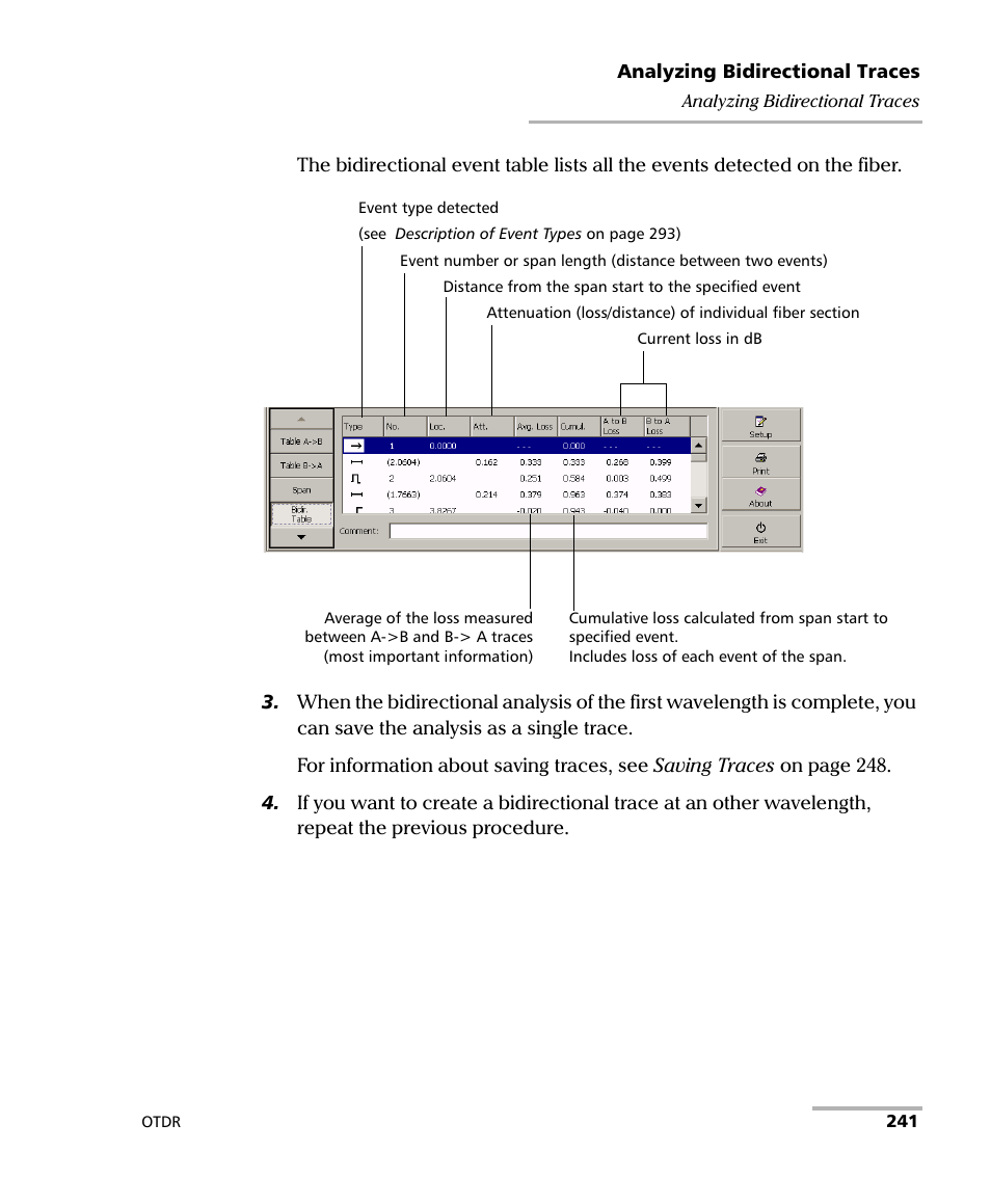 EXFO FTB-7000 OTDR Series for FTB-500 User Manual | Page 255 / 482