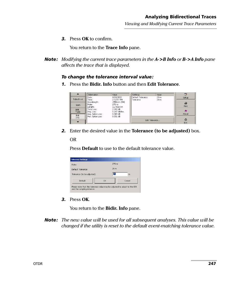 EXFO FTB-7000 OTDR Series for FTB-500 User Manual | Page 261 / 482