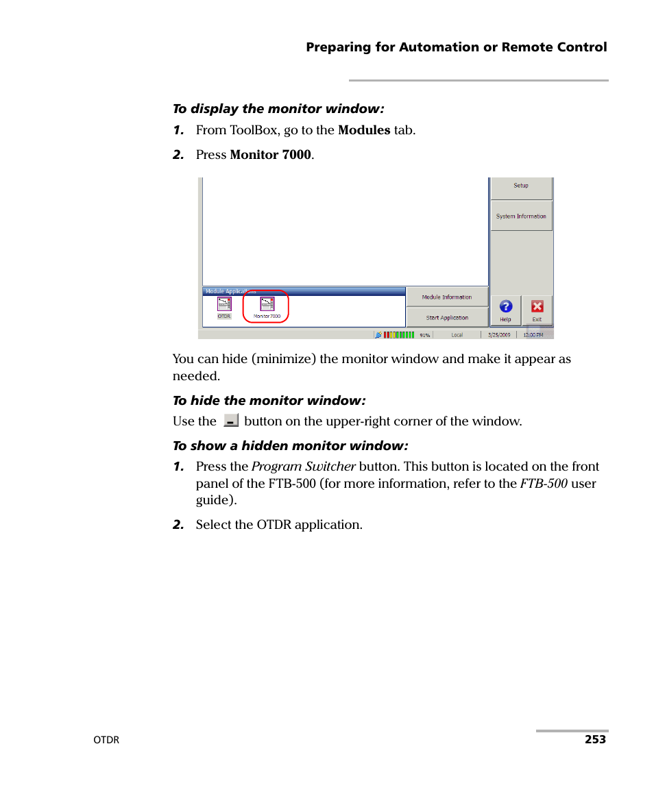EXFO FTB-7000 OTDR Series for FTB-500 User Manual | Page 267 / 482