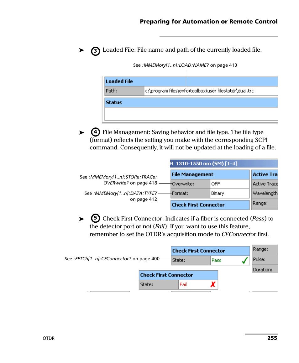 EXFO FTB-7000 OTDR Series for FTB-500 User Manual | Page 269 / 482