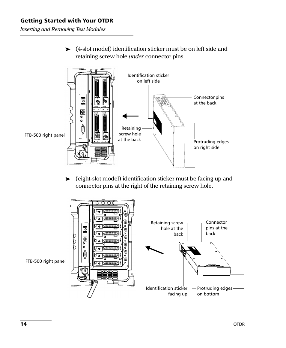 EXFO FTB-7000 OTDR Series for FTB-500 User Manual | Page 28 / 482