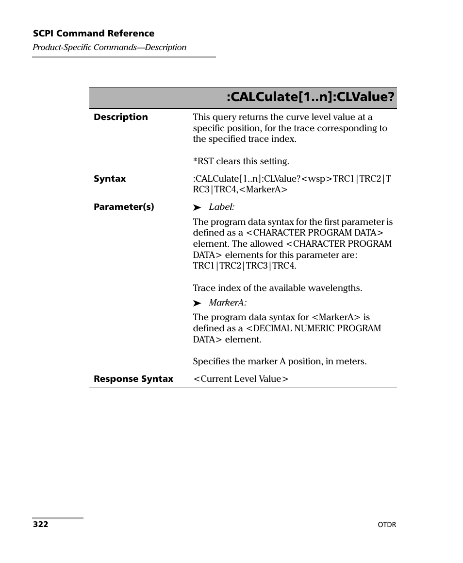 Calculate[1..n]:clvalue | EXFO FTB-7000 OTDR Series for FTB-500 User Manual | Page 336 / 482