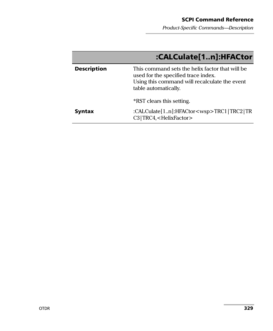 Calculate[1..n]:hfactor | EXFO FTB-7000 OTDR Series for FTB-500 User Manual | Page 343 / 482