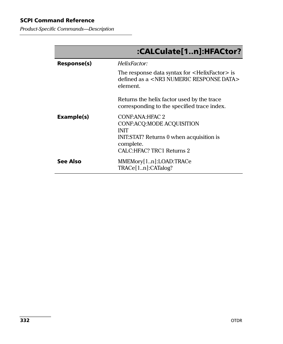 Calculate[1..n]:hfactor | EXFO FTB-7000 OTDR Series for FTB-500 User Manual | Page 346 / 482