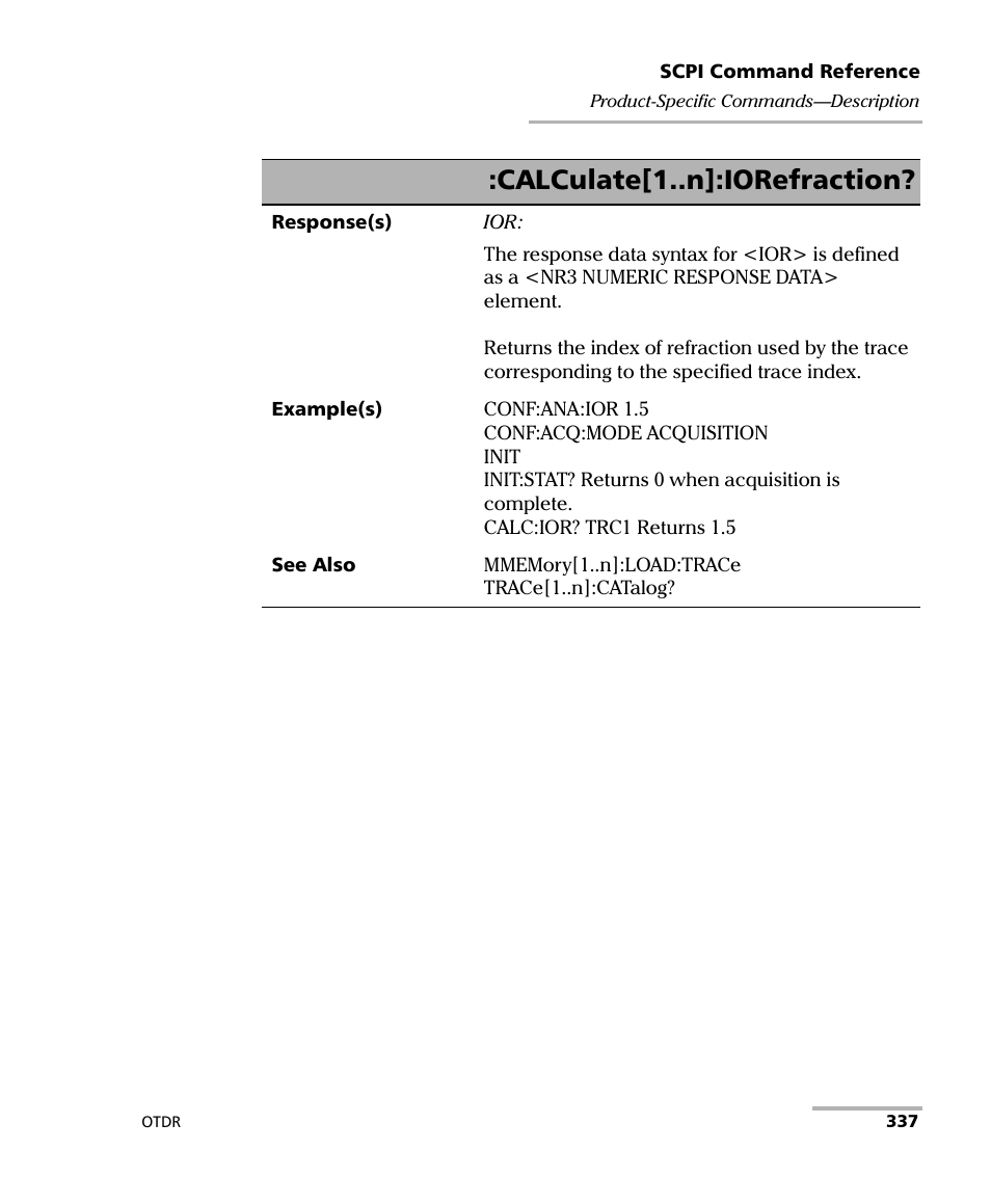 Calculate[1..n]:iorefraction | EXFO FTB-7000 OTDR Series for FTB-500 User Manual | Page 351 / 482