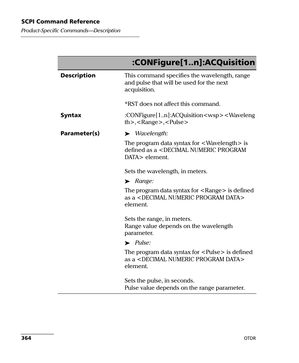 Configure[1..n]:acquisition | EXFO FTB-7000 OTDR Series for FTB-500 User Manual | Page 378 / 482
