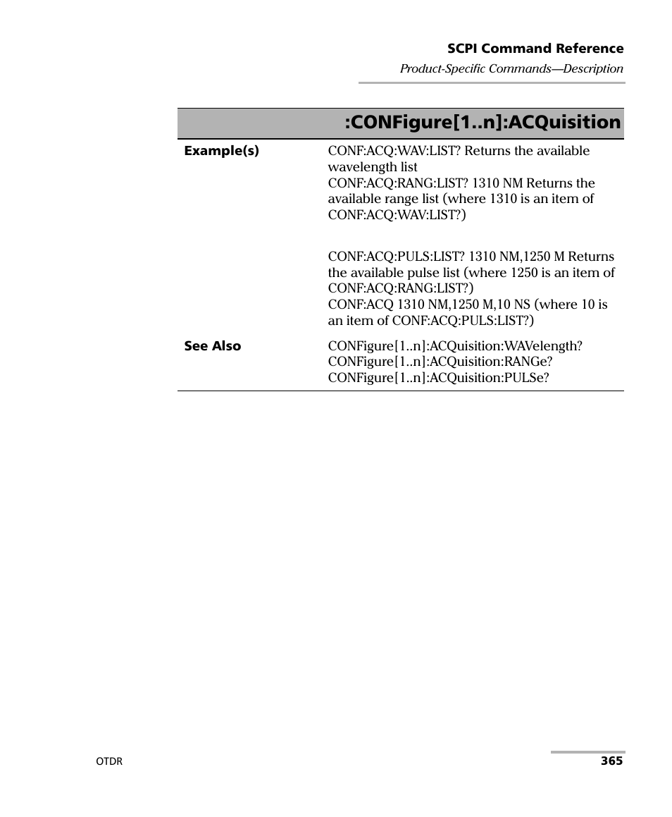 Configure[1..n]:acquisition | EXFO FTB-7000 OTDR Series for FTB-500 User Manual | Page 379 / 482