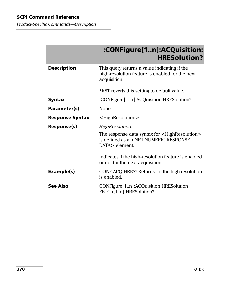 Configure[1..n]:acquisition: hresolution | EXFO FTB-7000 OTDR Series for FTB-500 User Manual | Page 384 / 482