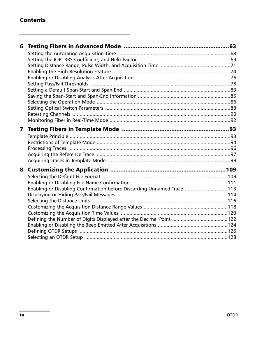 EXFO FTB-7000 OTDR Series for FTB-500 User Manual | Page 4 / 482