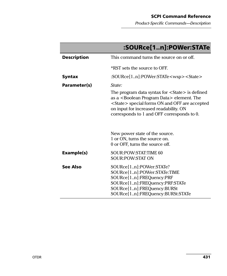 Source[1..n]:power:state | EXFO FTB-7000 OTDR Series for FTB-500 User Manual | Page 445 / 482