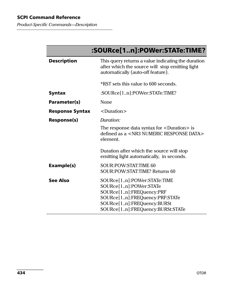 Source[1..n]:power:state:time | EXFO FTB-7000 OTDR Series for FTB-500 User Manual | Page 448 / 482