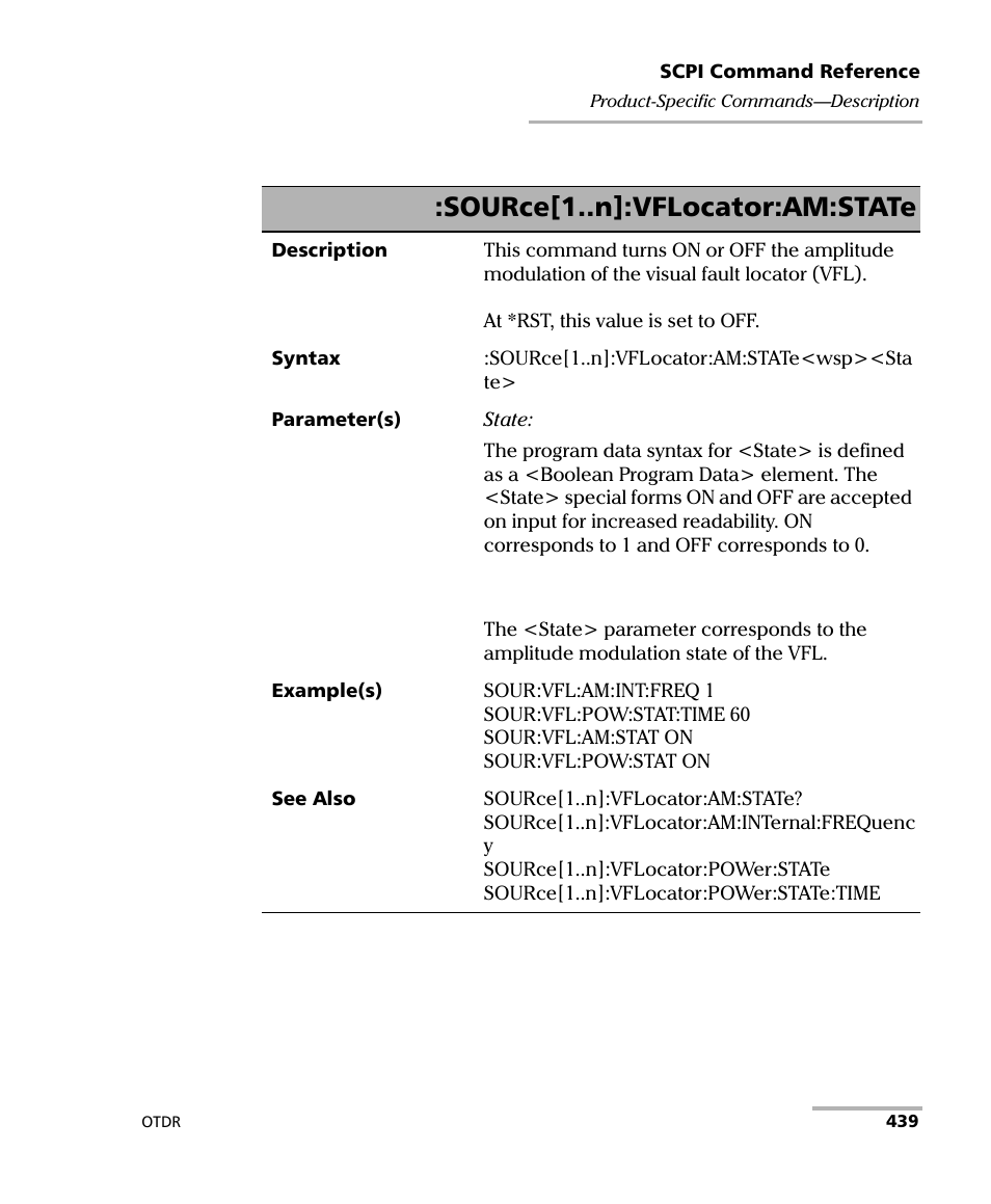 Source[1..n]:vflocator:am:state | EXFO FTB-7000 OTDR Series for FTB-500 User Manual | Page 453 / 482