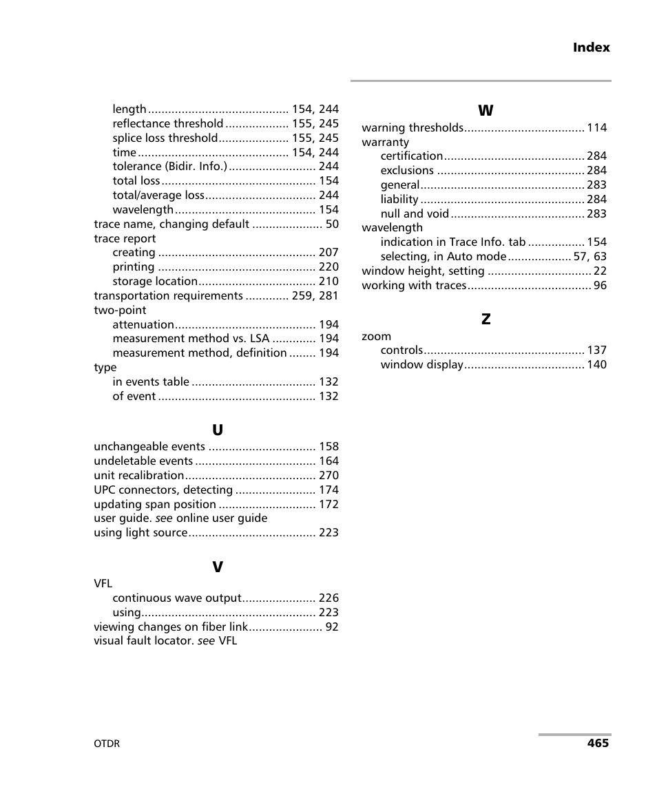 EXFO FTB-7000 OTDR Series for FTB-500 User Manual | Page 479 / 482