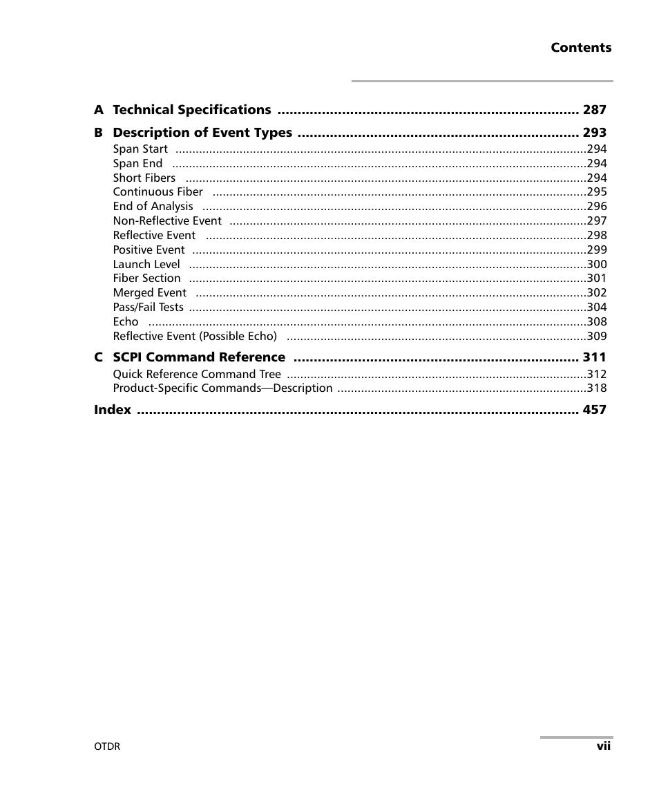 EXFO FTB-7000 OTDR Series for FTB-500 User Manual | Page 7 / 482