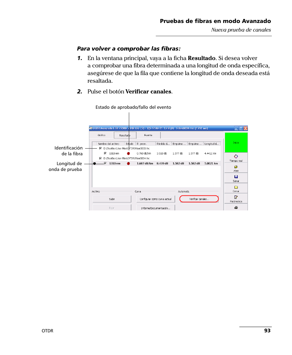 EXFO FTB-7000 OTDR Series for FTB-500 User Manual | Page 107 / 489