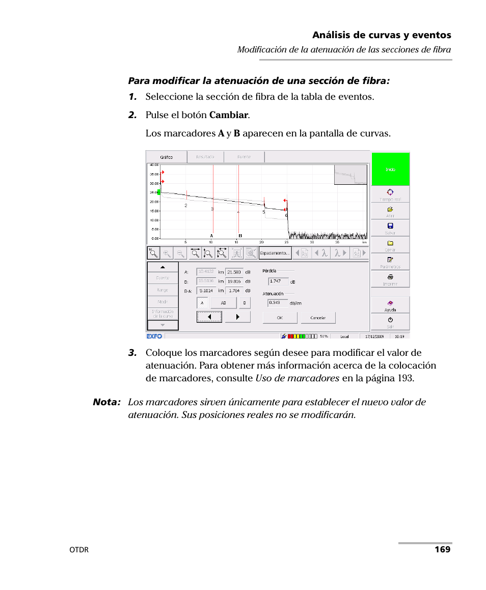 EXFO FTB-7000 OTDR Series for FTB-500 User Manual | Page 183 / 489