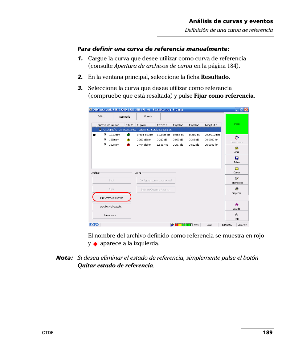 EXFO FTB-7000 OTDR Series for FTB-500 User Manual | Page 203 / 489