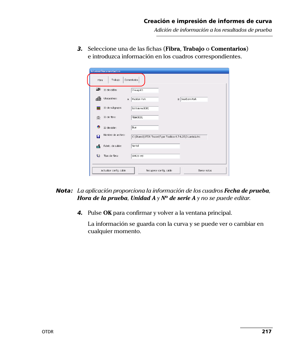 EXFO FTB-7000 OTDR Series for FTB-500 User Manual | Page 231 / 489