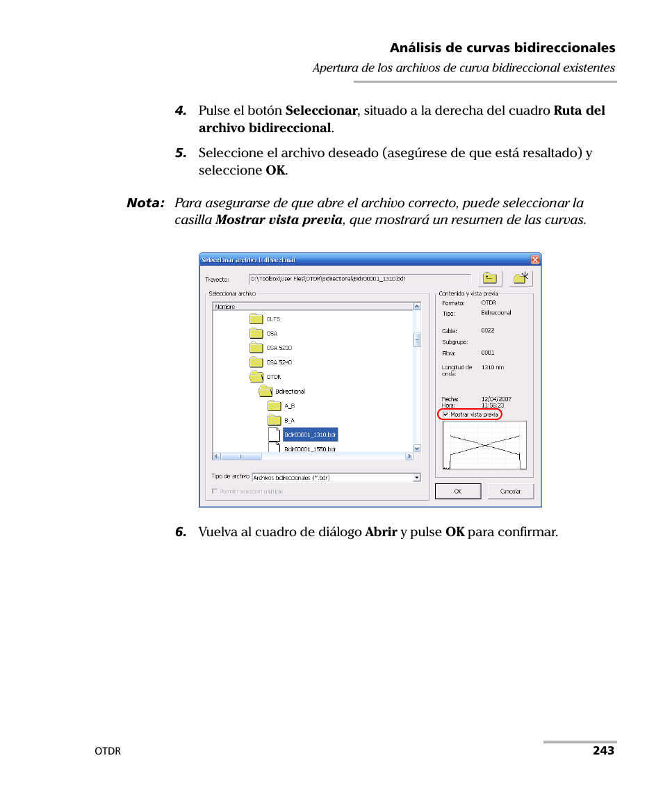 EXFO FTB-7000 OTDR Series for FTB-500 User Manual | Page 257 / 489