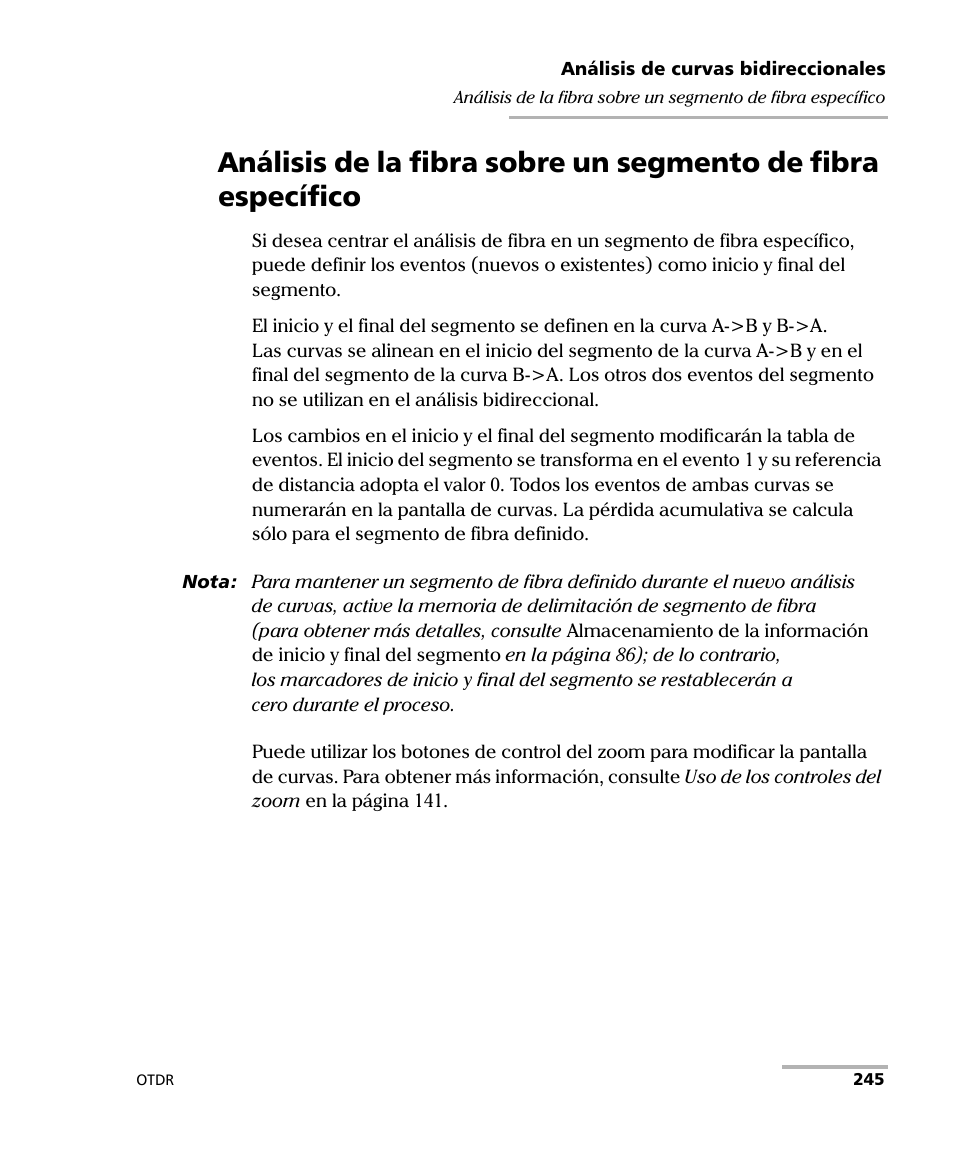 EXFO FTB-7000 OTDR Series for FTB-500 User Manual | Page 259 / 489