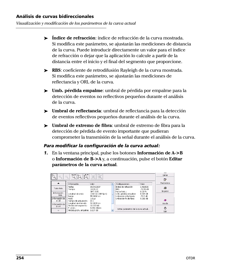 EXFO FTB-7000 OTDR Series for FTB-500 User Manual | Page 268 / 489