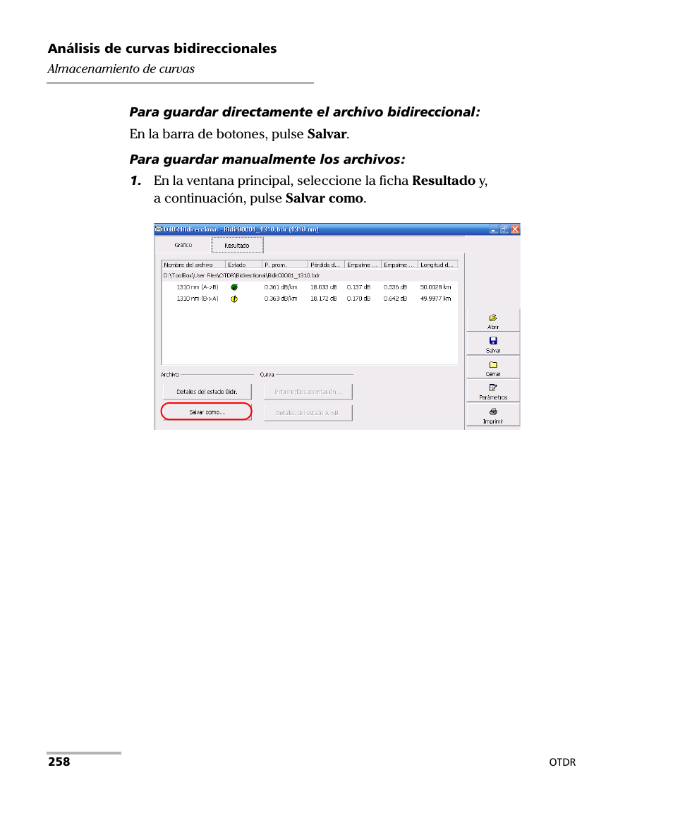 EXFO FTB-7000 OTDR Series for FTB-500 User Manual | Page 272 / 489