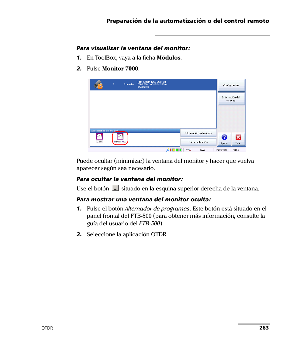 EXFO FTB-7000 OTDR Series for FTB-500 User Manual | Page 277 / 489