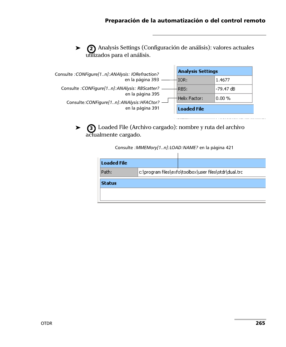 EXFO FTB-7000 OTDR Series for FTB-500 User Manual | Page 279 / 489