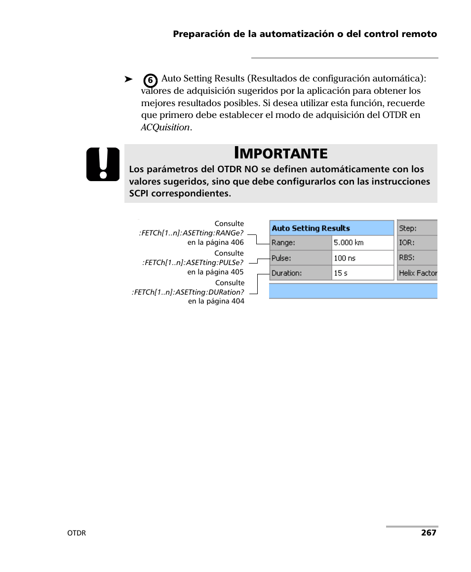 Mportante | EXFO FTB-7000 OTDR Series for FTB-500 User Manual | Page 281 / 489
