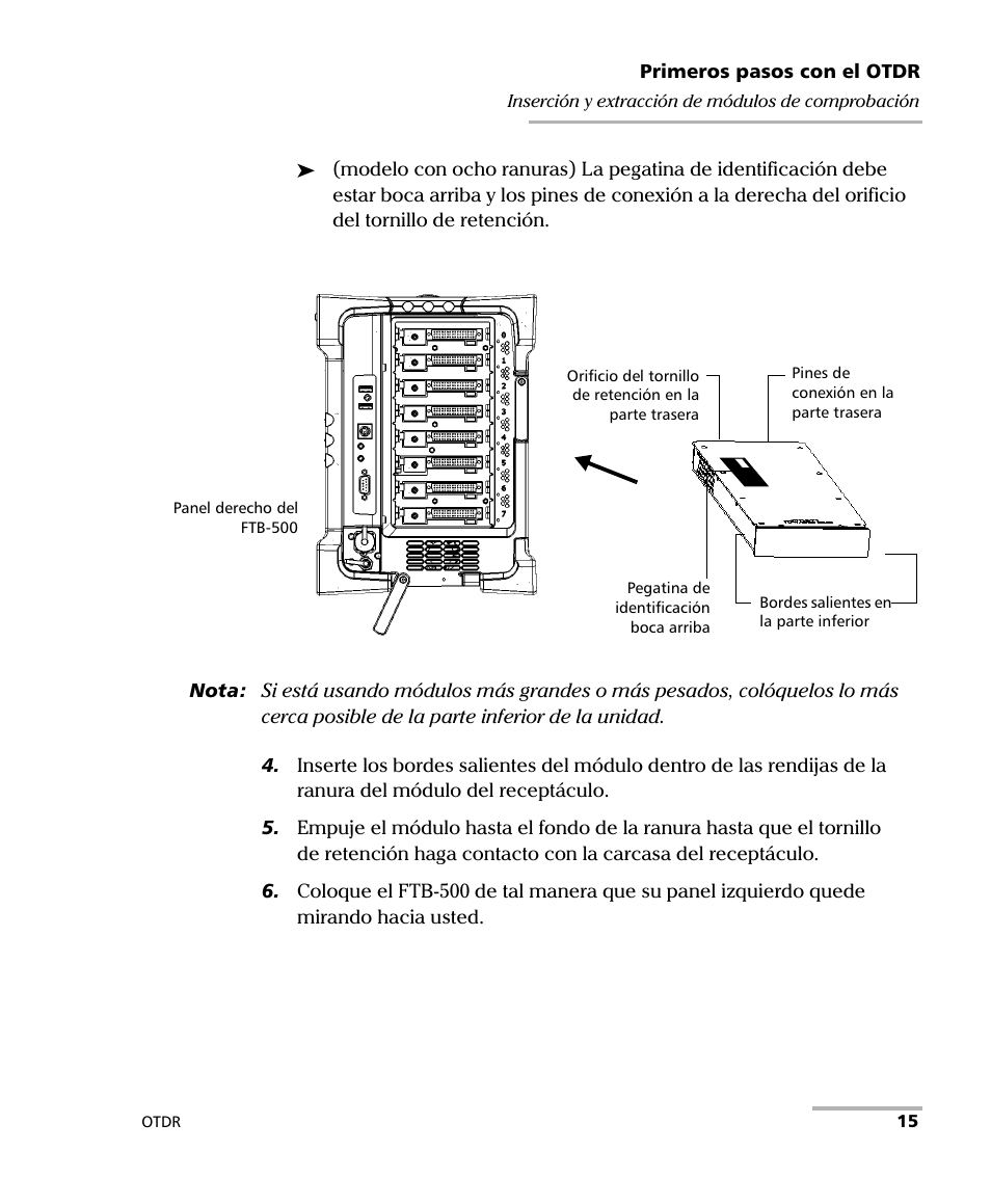 EXFO FTB-7000 OTDR Series for FTB-500 User Manual | Page 29 / 489