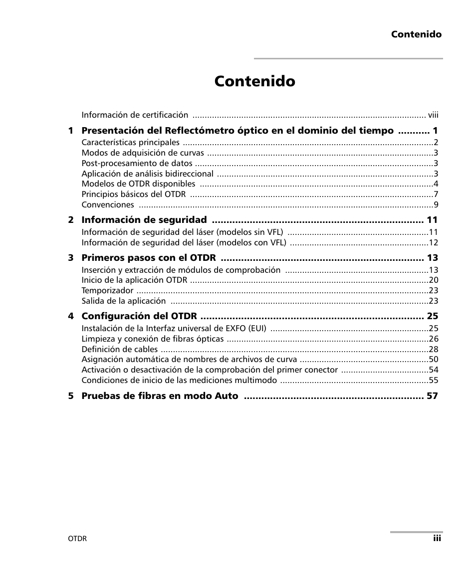 EXFO FTB-7000 OTDR Series for FTB-500 User Manual | Page 3 / 489