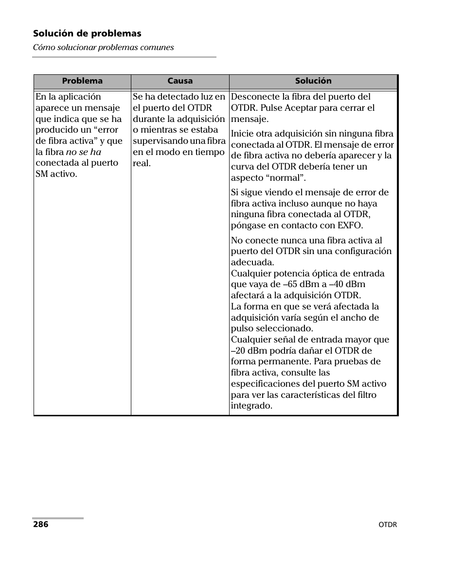 EXFO FTB-7000 OTDR Series for FTB-500 User Manual | Page 300 / 489