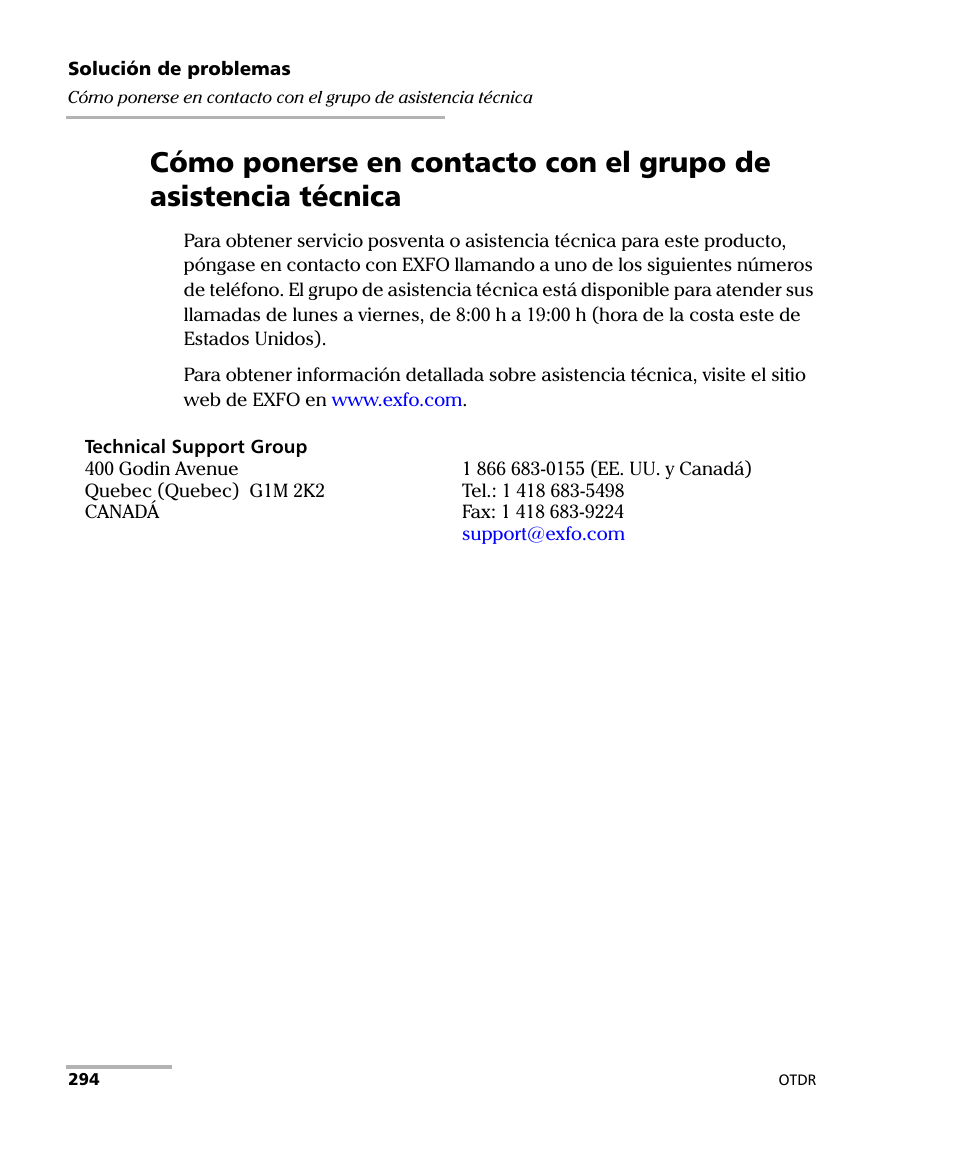 EXFO FTB-7000 OTDR Series for FTB-500 User Manual | Page 308 / 489
