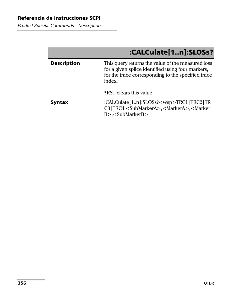 Calculate[1..n]:sloss | EXFO FTB-7000 OTDR Series for FTB-500 User Manual | Page 370 / 489