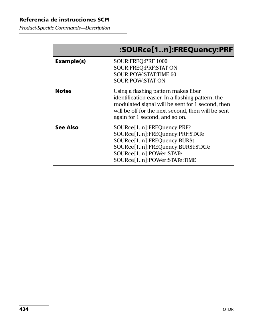 Source[1..n]:frequency:prf | EXFO FTB-7000 OTDR Series for FTB-500 User Manual | Page 448 / 489